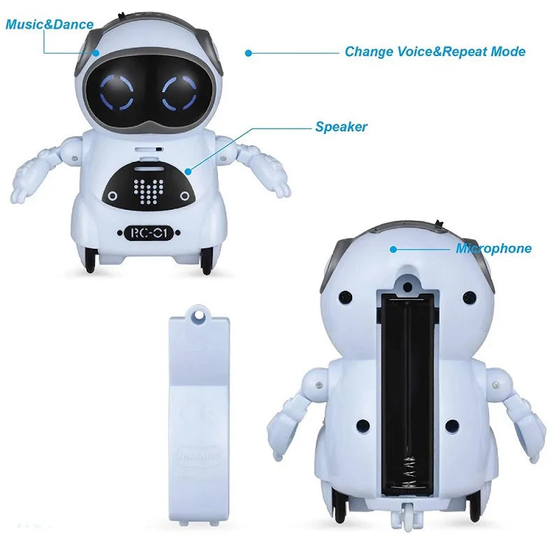 Interactive Voice Recognition Singing And Dancing Mini Smart Robot Toy