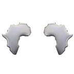 Africa Outline Stud Earrings