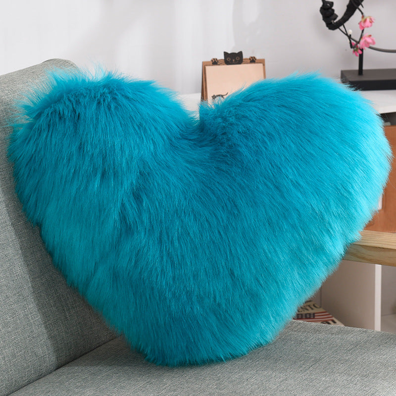 Fluffy Heart Pillow