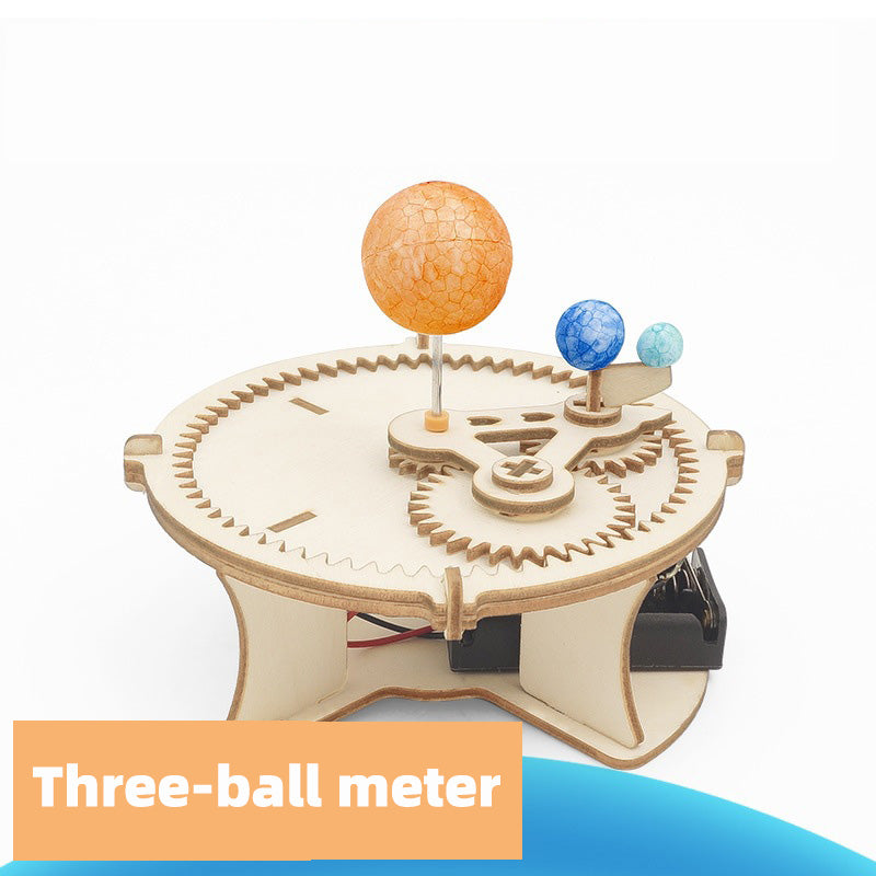 Wood Solar System Model Kids Science Educational Kit Puzzle Toys