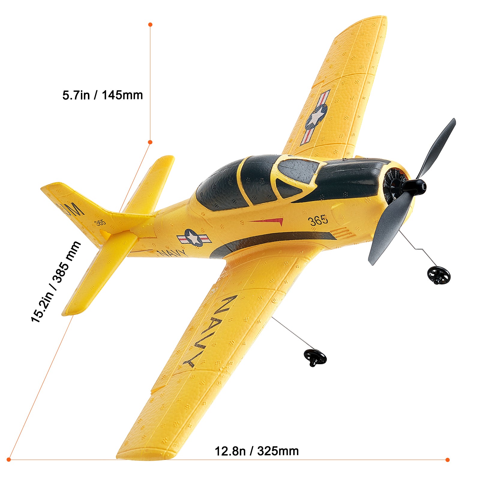 RC Airplane Trainer  EPP Foam RC Plane Toy 2.4 GHz Remote Control