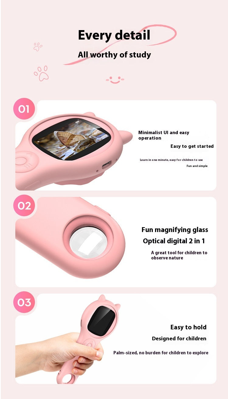 Children's Microscope Toy Science Experiment Set